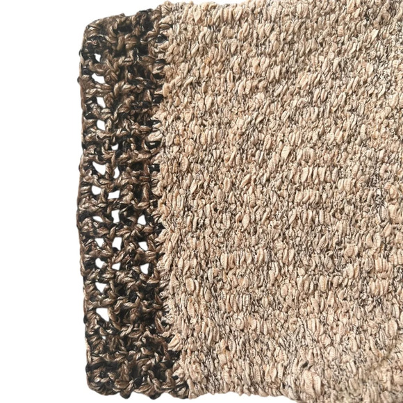 Curio Vintage Boucle Knit Brown Beige Cardigan Sweater - Picture 9 of 13